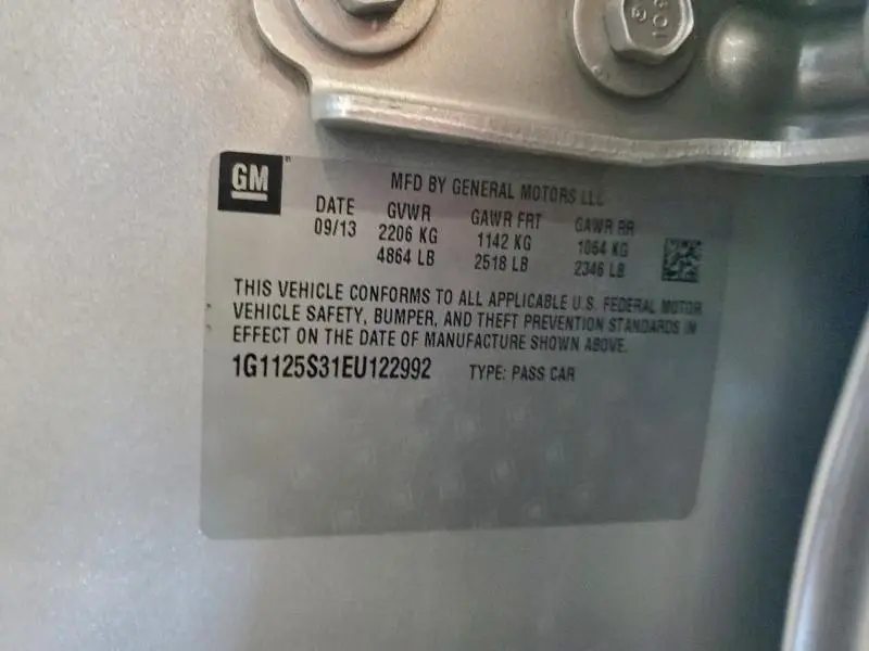 2014 CHEVROLET IMPALA LT  