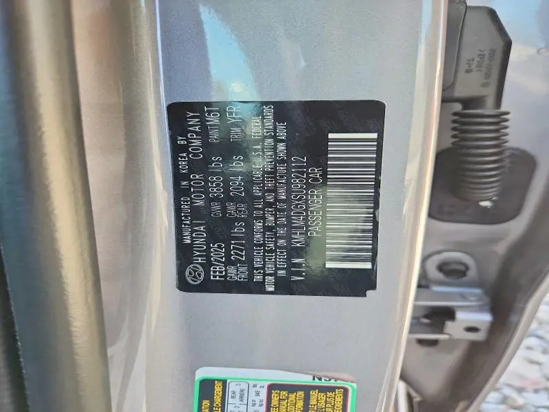 2025 HYUNDAI ELANTRA SEL SPORT  