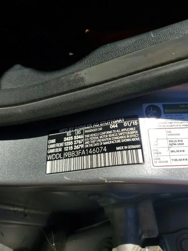 2015 MERCEDES-BENZ CLS 550 4MATIC  