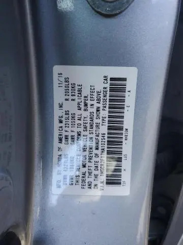 2017 HONDA ACCORD SPORT SPECIAL EDITION  