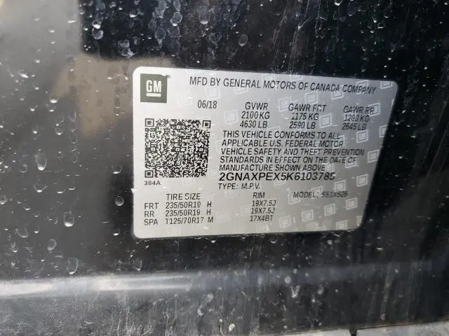 2019 CHEVROLET EQUINOX PREMIER  