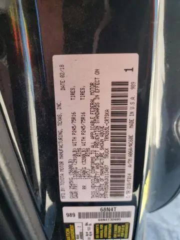 2018 TOYOTA TACOMA ACCESS CAB  