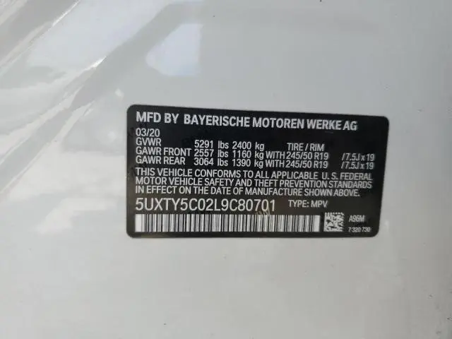2020 BMW X3 XDRIVE30I  