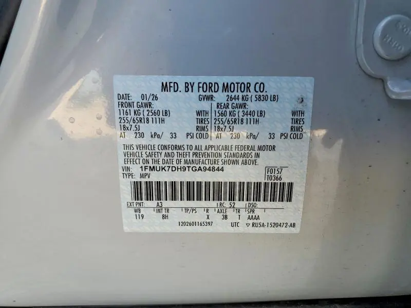 2026 FORD EXPLORER ACTIVE  