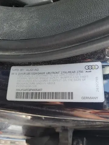 2015 AUDI A6 PREMIUM PLUS  