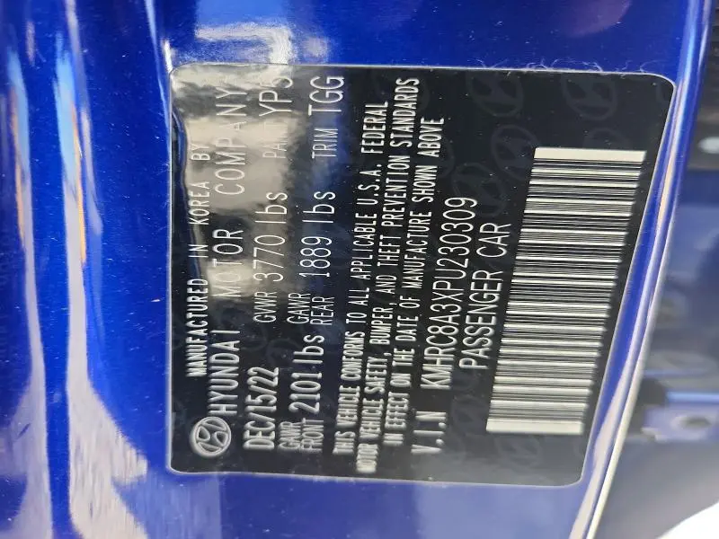 2023 HYUNDAI VENUE SEL  