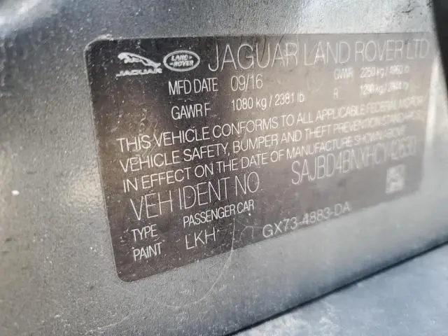 2017 JAGUAR XF PREMIUM  