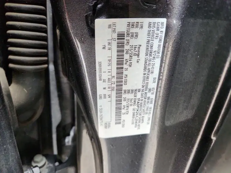 2018 FORD FOCUS SE  