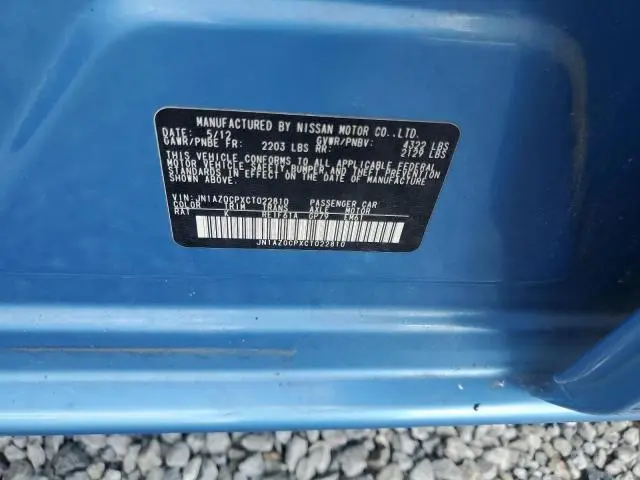 2012 NISSAN LEAF SV  