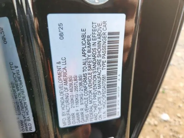 2025 HONDA ACCORD TOURING HYBRID  
