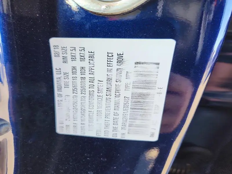 2018 HONDA CR-V TOURING  