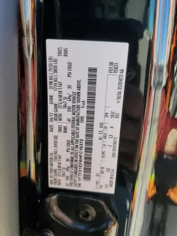 2017 FORD F150 SUPER CAB  