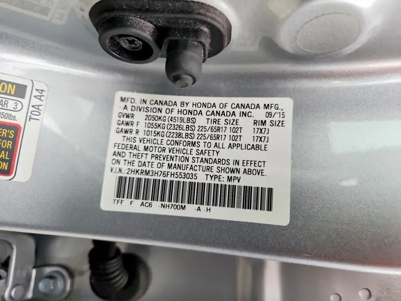 2015 HONDA CR-V EXL  