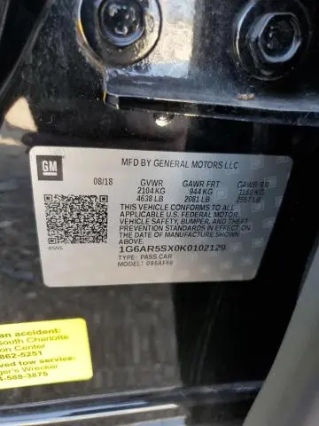 2019 CADILLAC CTS LUXURY  