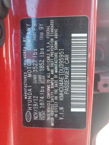2013 HYUNDAI ACCENT GLS  