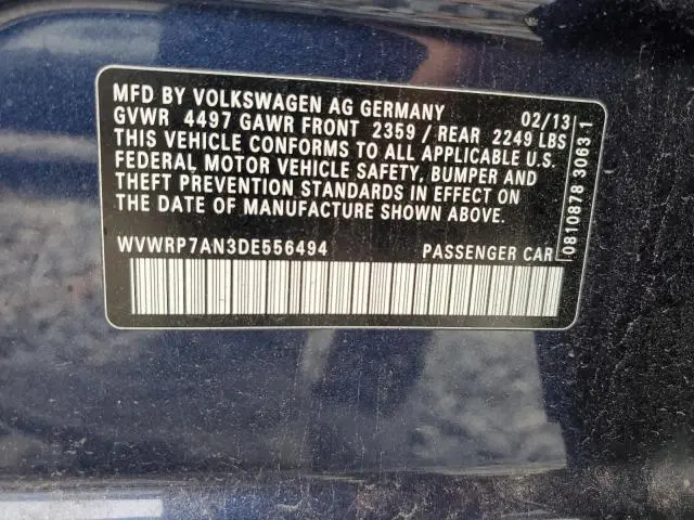 2013 VOLKSWAGEN CC LUXURY  