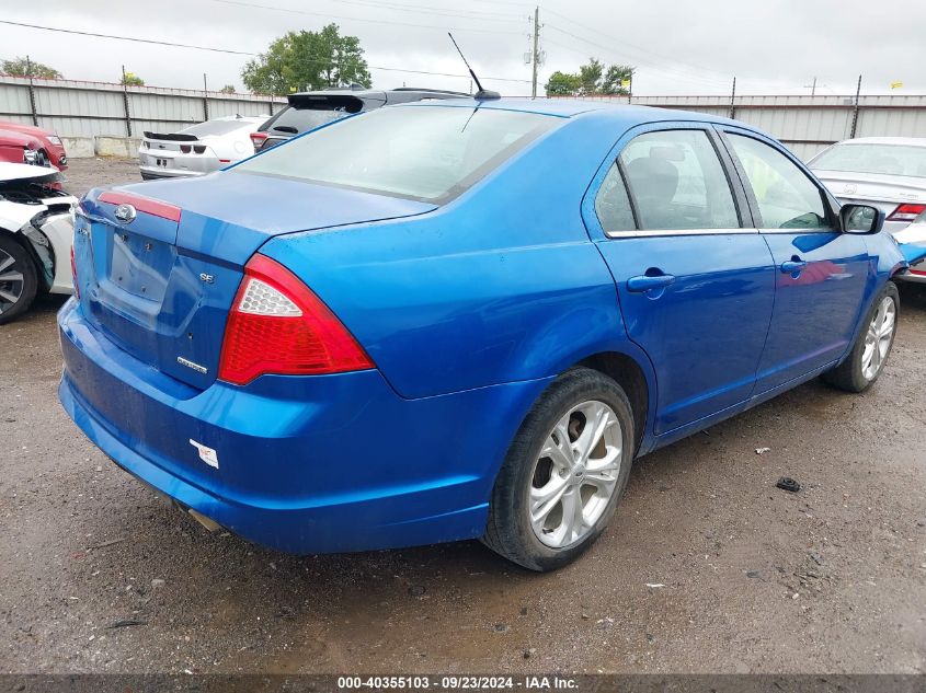 2012 FORD FUSION SE