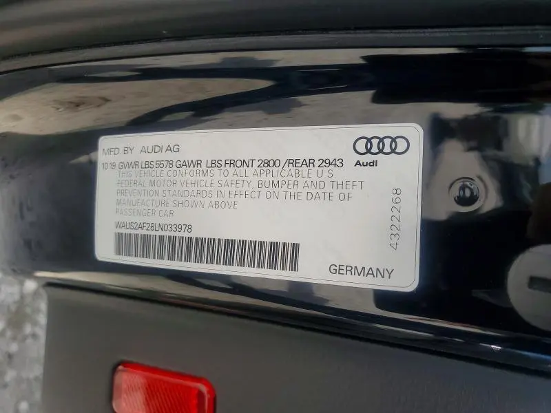 2020 AUDI A7 PRESTIGE  