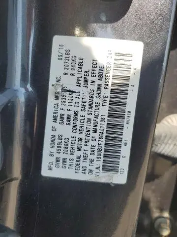 2016 ACURA TLX ADVANCE  