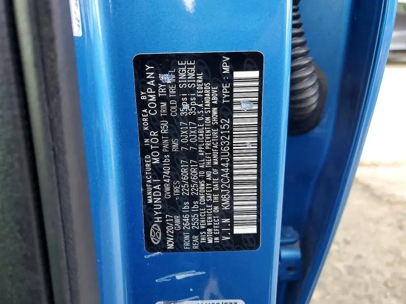 2018 HYUNDAI TUCSON SE  