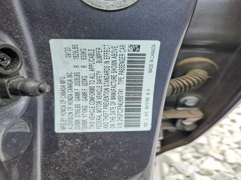 2020 HONDA CIVIC LX  