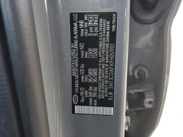 2023 HYUNDAI SANTA CRUZ NIGHT  