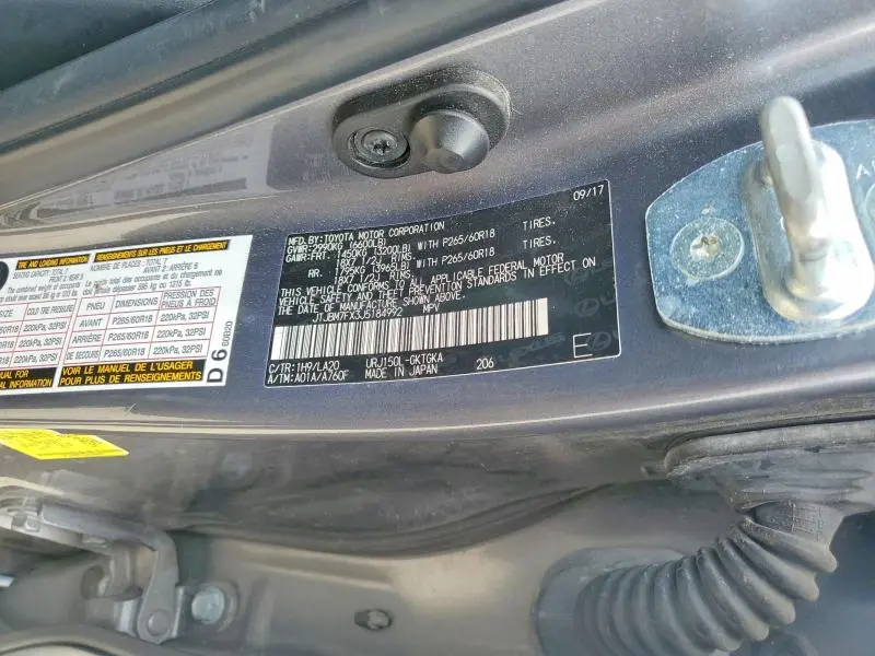 2018 LEXUS GX 460 BASE  