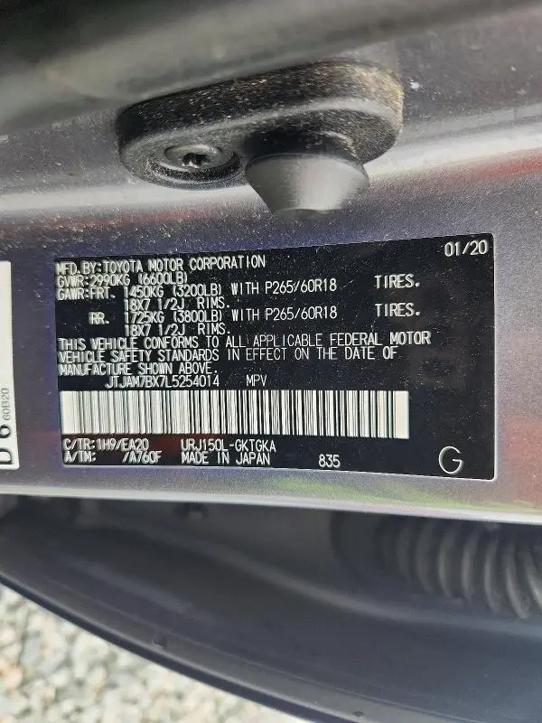 2020 LEXUS GX 460 PREMIUM  