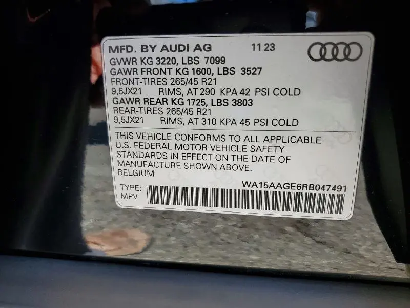 2024 AUDI Q8 E-TRON PREMIUM PLUS  