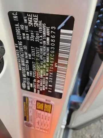 2012 KIA SORENTO BASE  