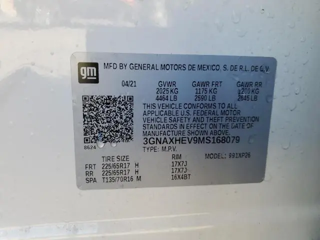 2021 CHEVROLET EQUINOX LS  