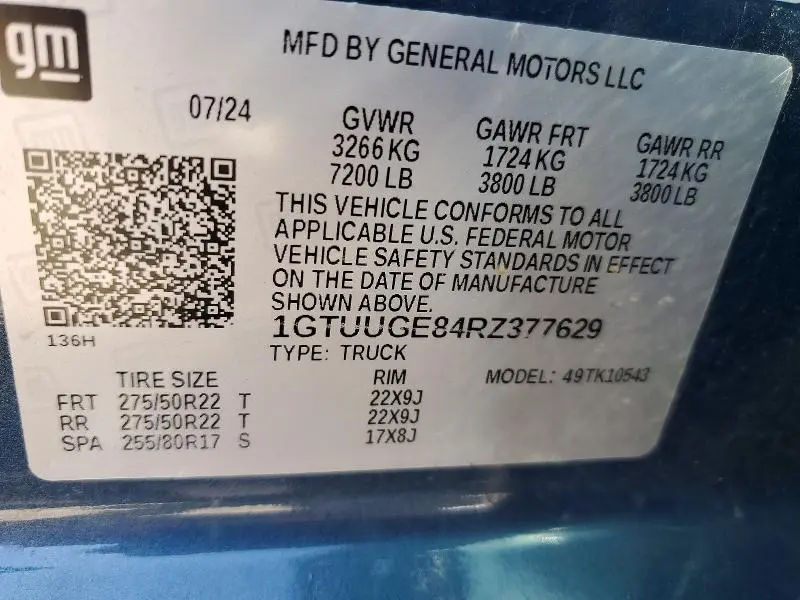 2024 GMC SIERRA K1500 DENALI  