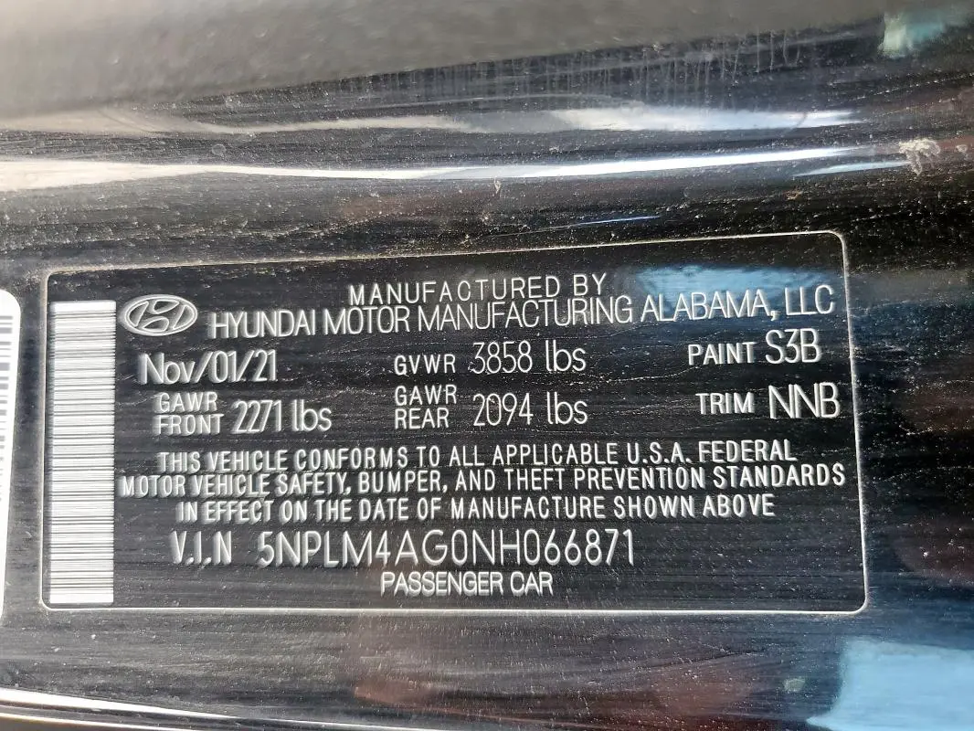2022 HYUNDAI ELANTRA SEL  