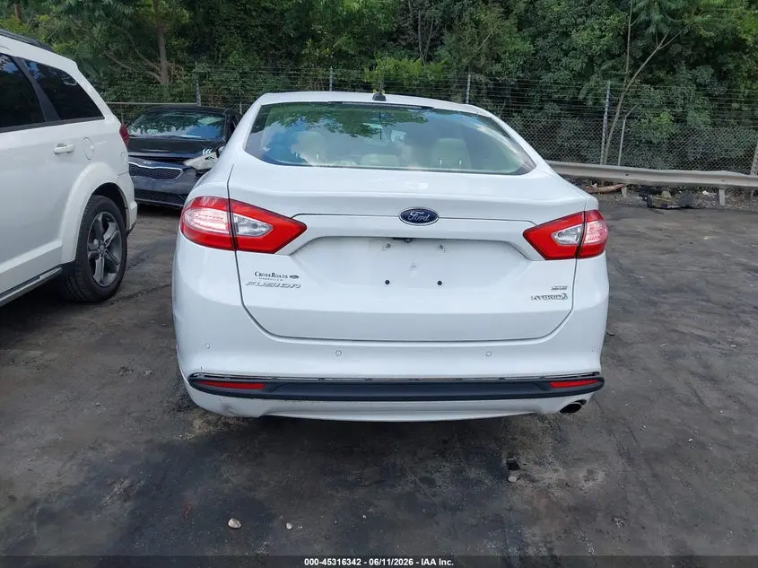 2016 FORD FUSION HYBRID SE