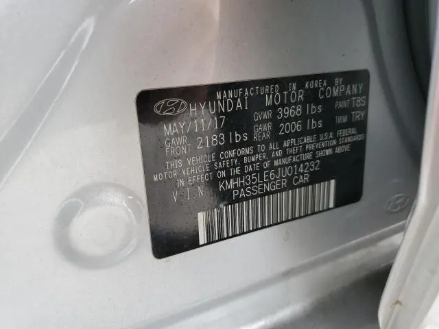 2018 HYUNDAI ELANTRA GT   