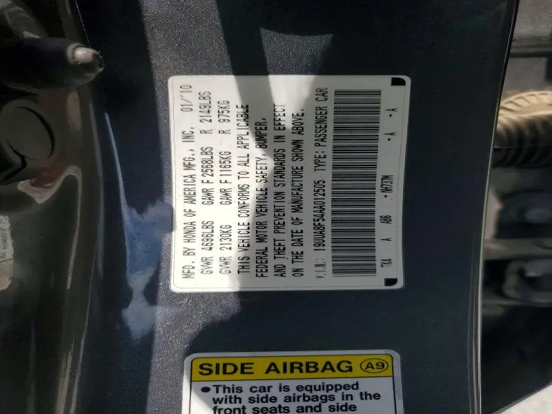 2010 ACURA TL   