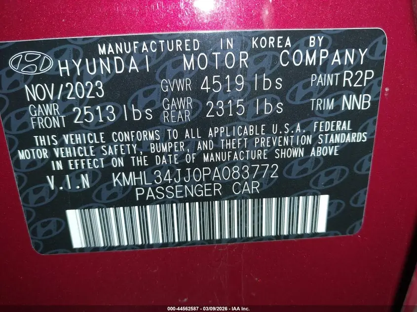 2023 HYUNDAI SONATA HYBRID SEL
