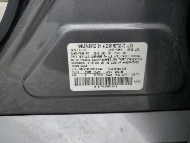 2017 INFINITI Q50 PREMIUM  