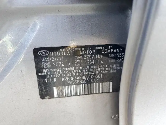 2011 HYUNDAI ELANTRA GLS  