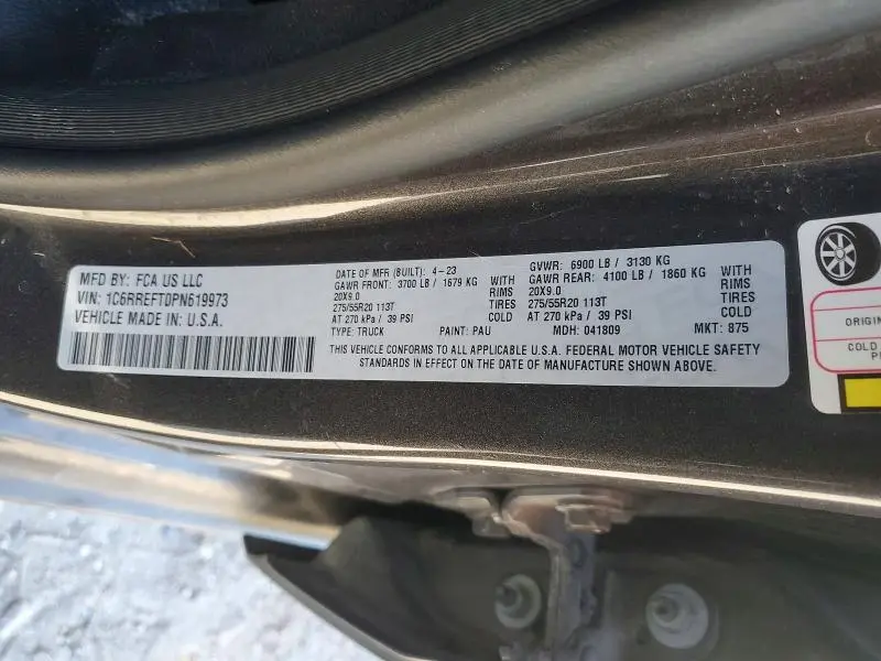 2023 RAM 1500 BIG HORN  