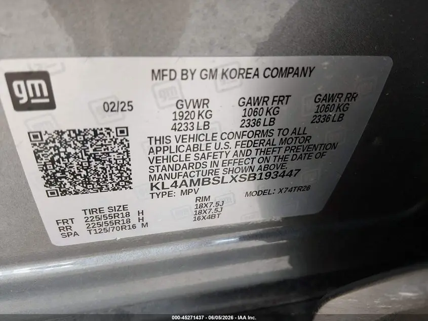 2025 BUICK ENCORE GX PREFERRED FWD