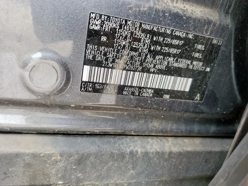 2023 TOYOTA RAV4 XLE  