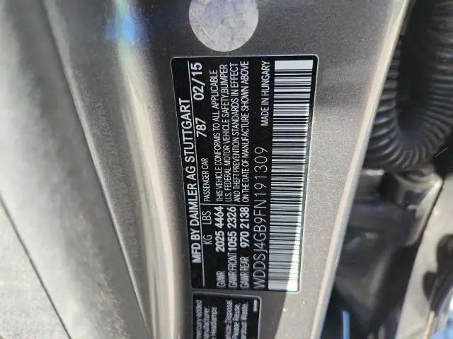 2015 MERCEDES-BENZ CLA 250 4MATIC  