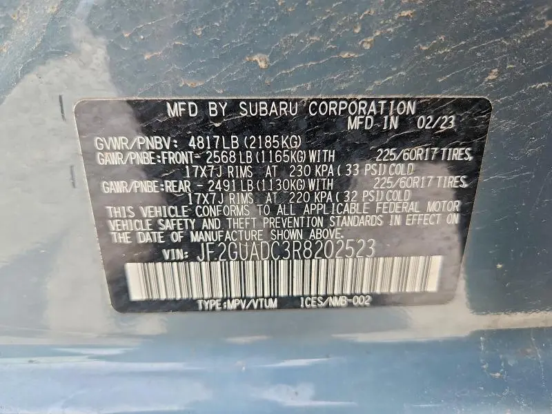 2024 SUBARU CROSSTREK PREMIUM  