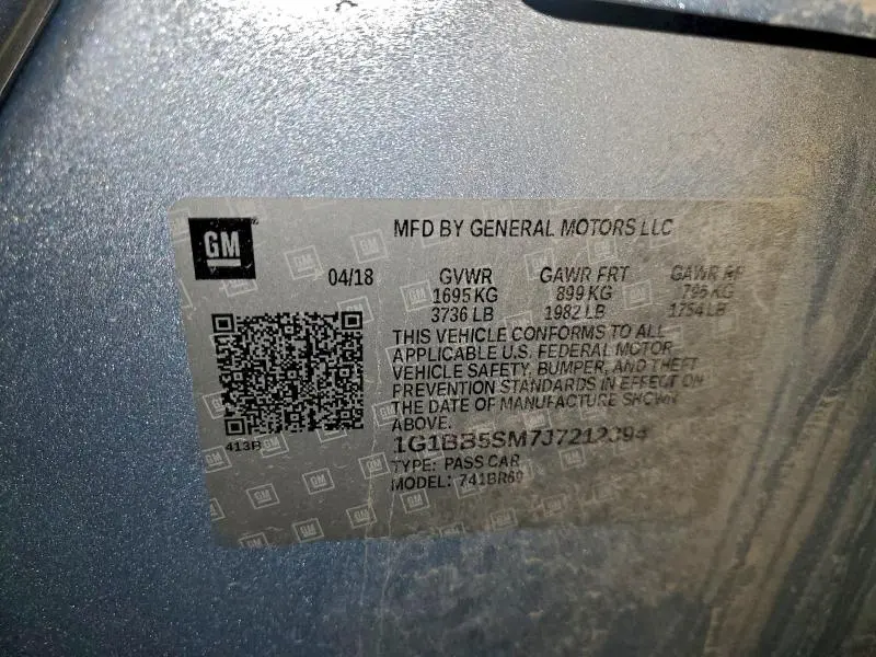 2018 CHEVROLET CRUZE LS  