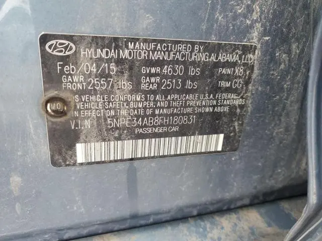 2015 HYUNDAI SONATA SPORT  