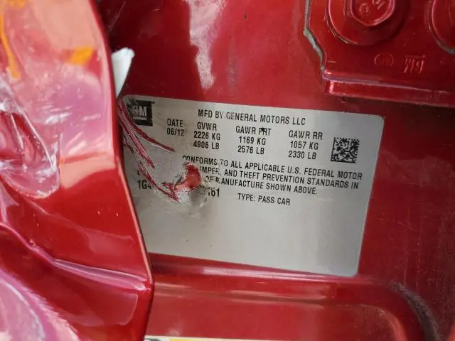 2012 BUICK LACROSSE PREMIUM  