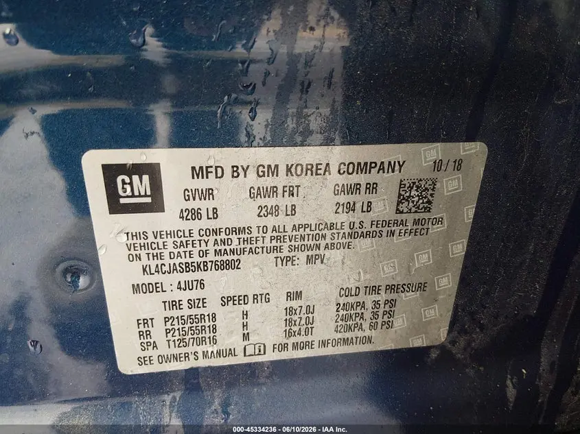 2019 BUICK ENCORE FWD PREFERRED