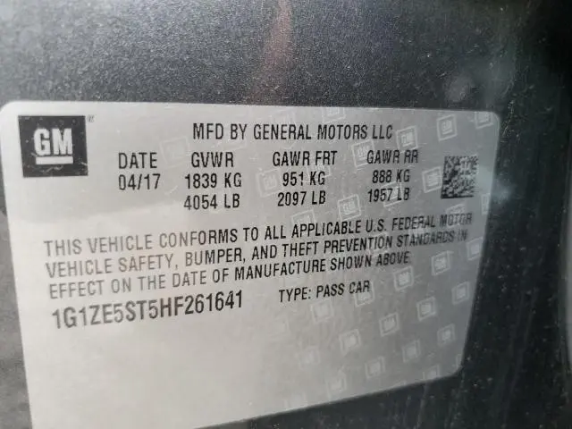 2017 CHEVROLET MALIBU LT  