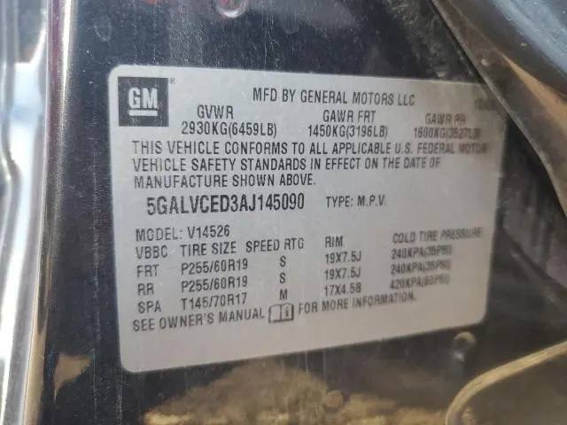 2010 BUICK ENCLAVE CXL  